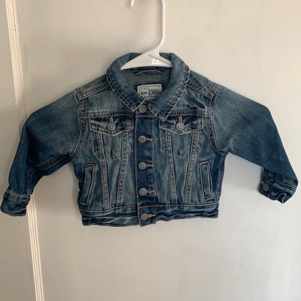 Children’s place denim jacket 6/9 months